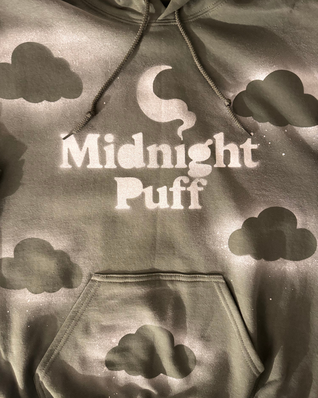 Midnight Puff™ Cloud Hoodie Military Green