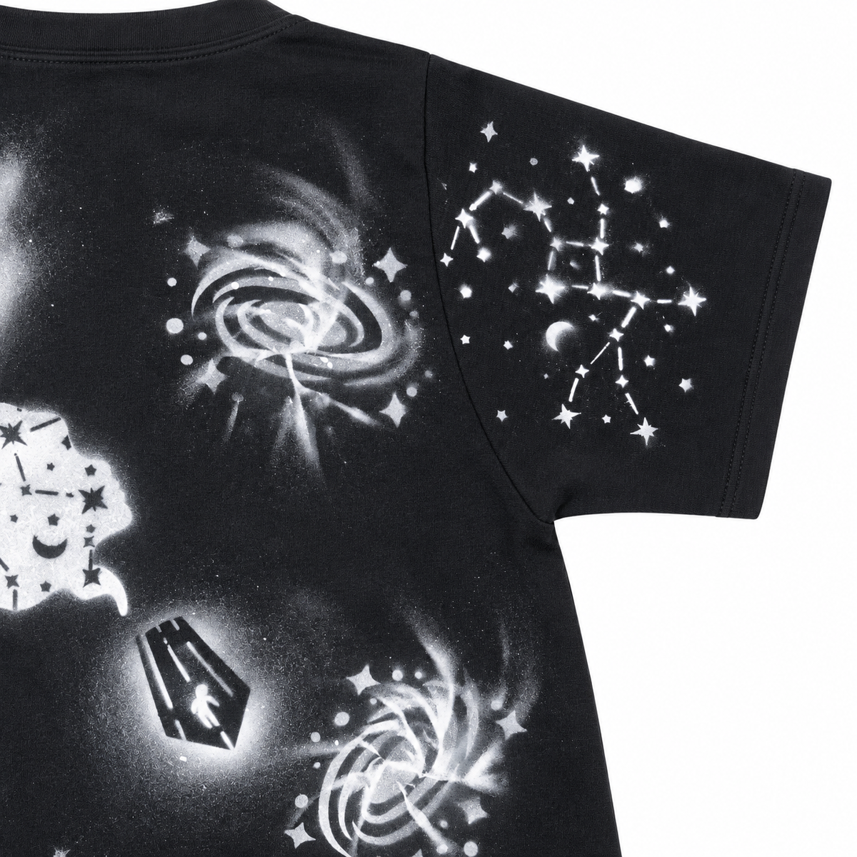 Space Tee — Black/White