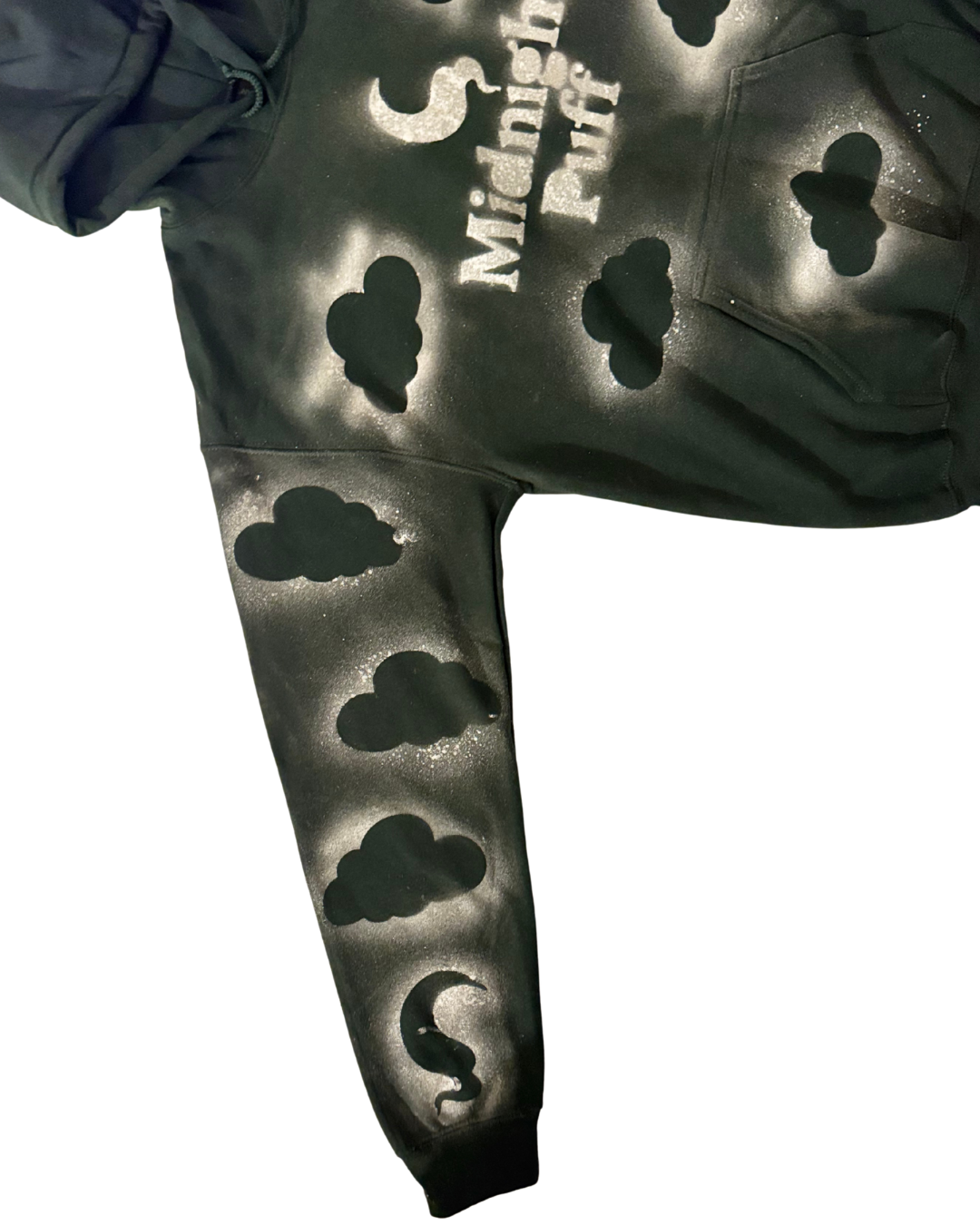 Midnight Puff™ Cloud Hoodie Forest Green