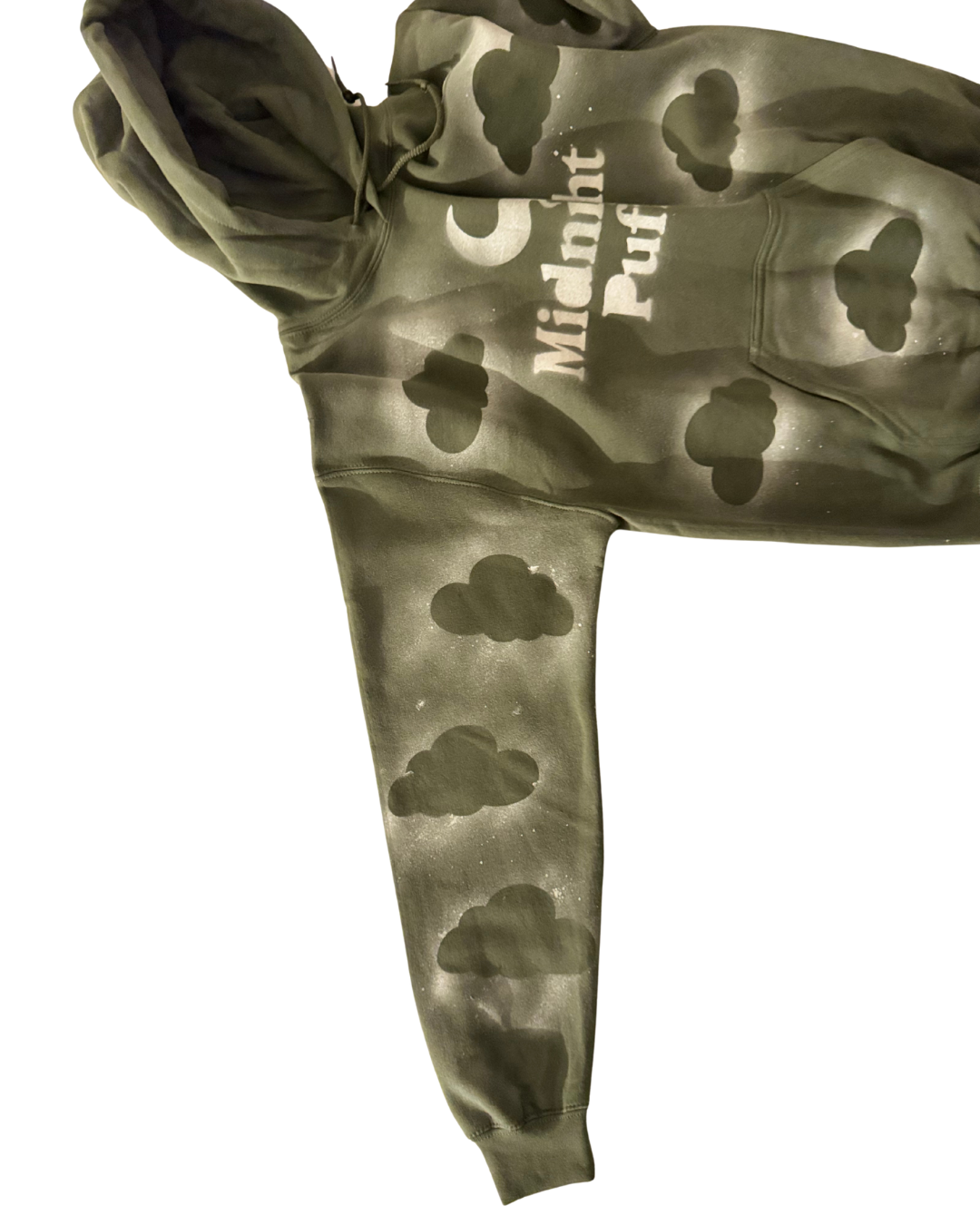 Midnight Puff™ Cloud Hoodie Military Green