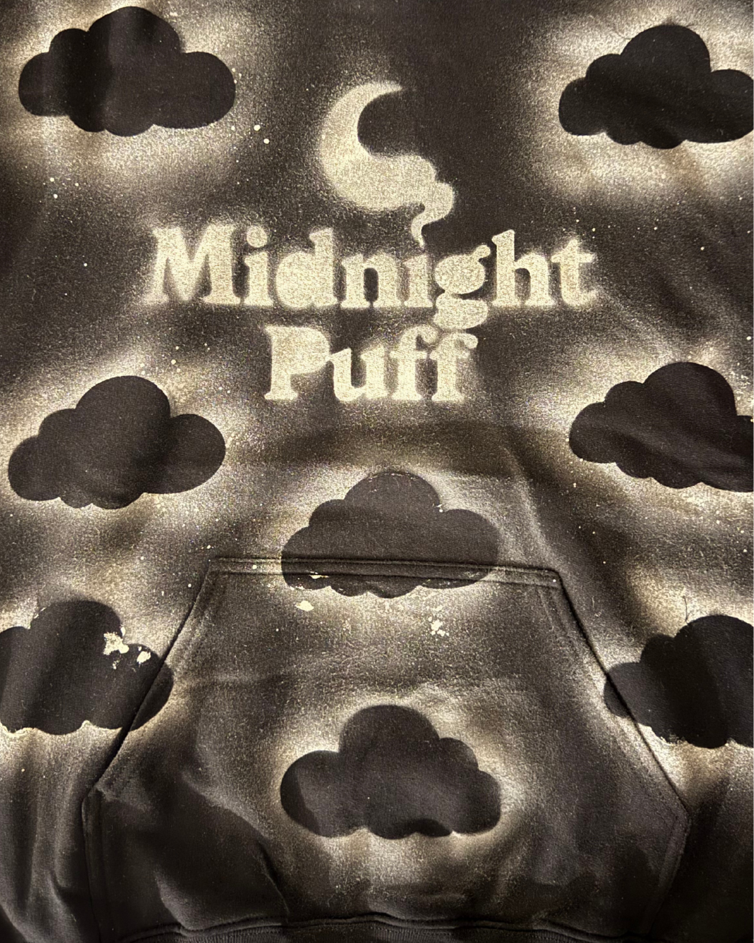 Midnight Puff™ Cloud Hoodie Black