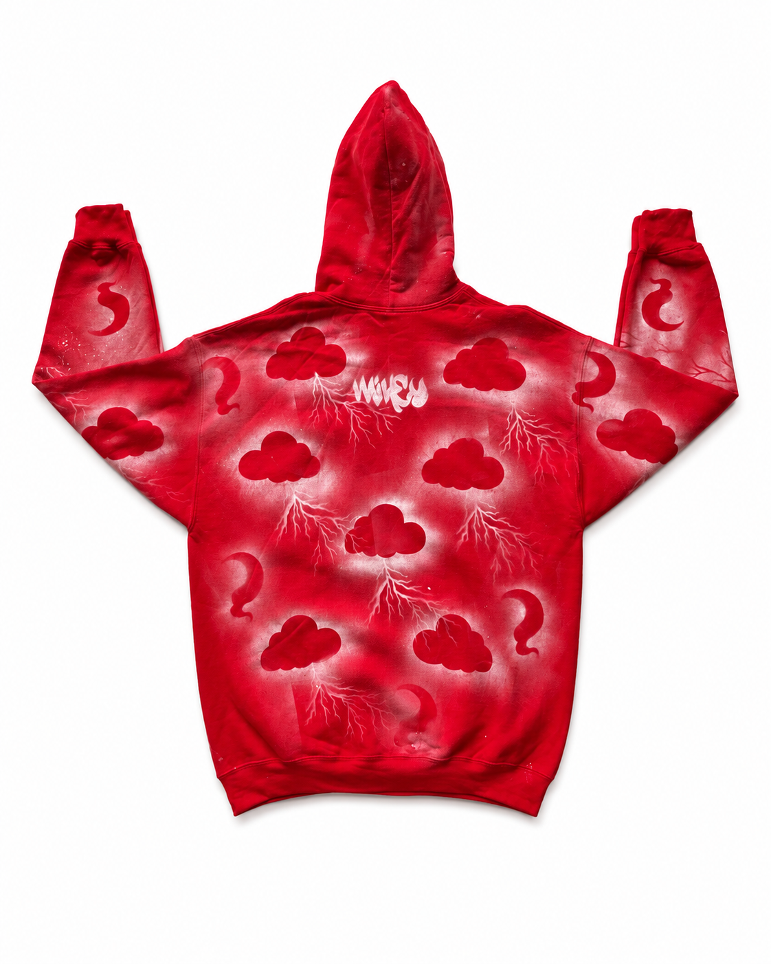 Midnight Puff™ Cloud Hoodie Fruit Punch Red