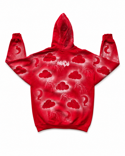 Midnight Puff™ Cloud Hoodie Fruit Punch Red