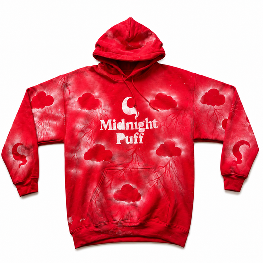 Midnight Puff™ Cloud Hoodie Fruit Punch Red